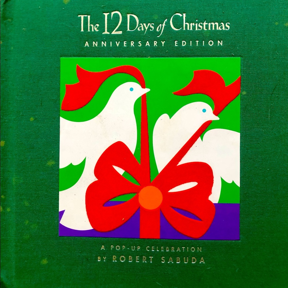 12 days of Christmas book with engaging pop ups on every page!